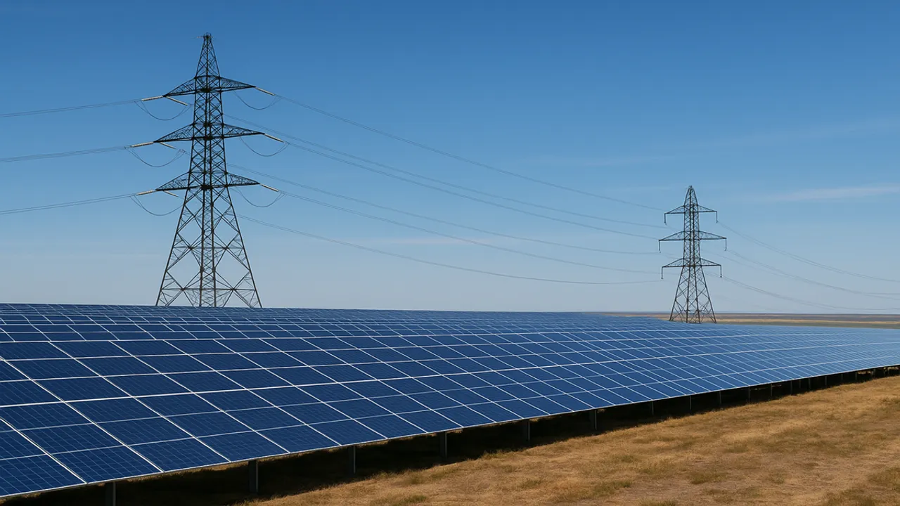  The Morocco-UK project has proposed 10.5 GW of solar and wind with 20 GWh storage and 3,800 km subsea cables. Image source: AI Generated 