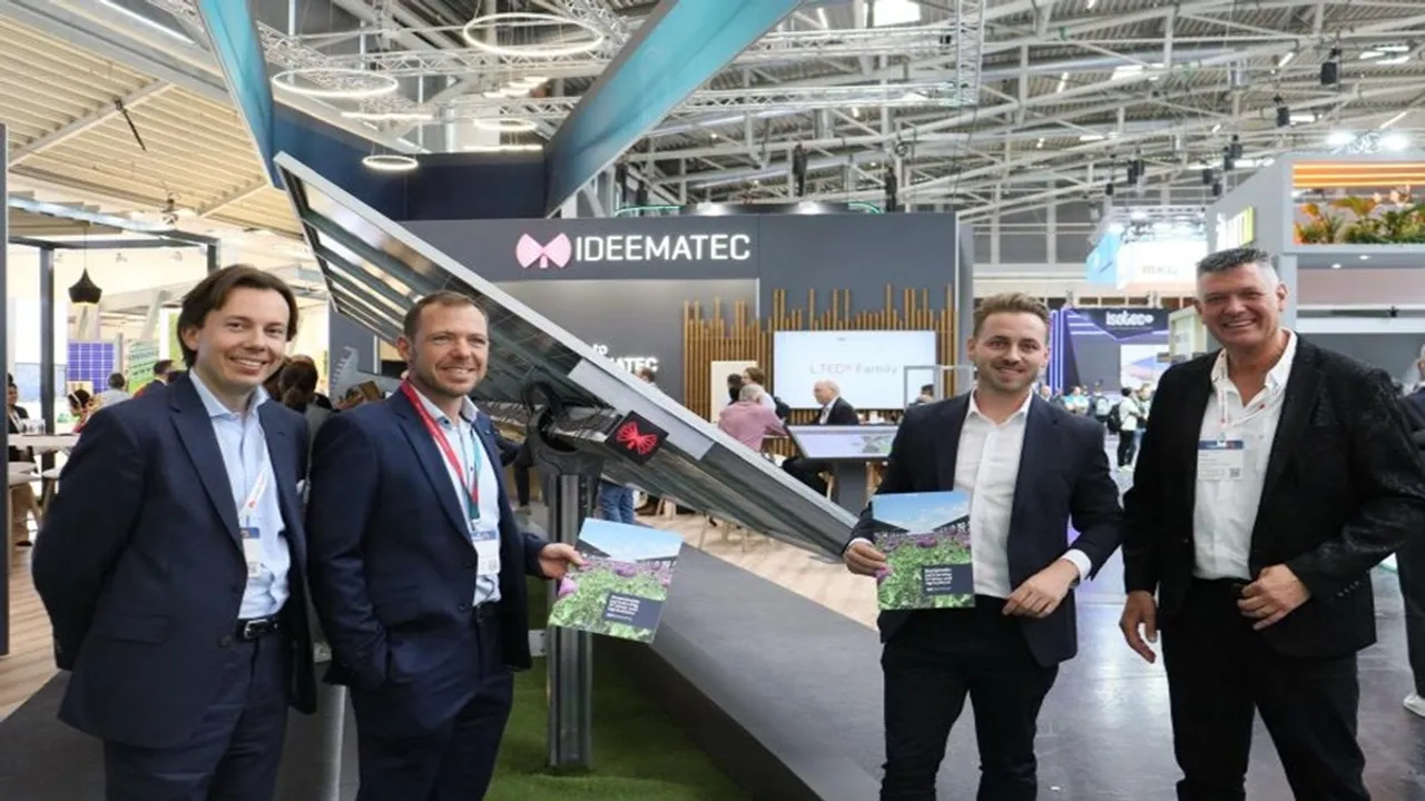  Construction for three agri-PV projects using IDEEMATEC’s L:TEC® Agri-2P tracker system was scheduled across Europe for late 2025. Image Credit/Source: Linkedin/ IDEEMATEC 
