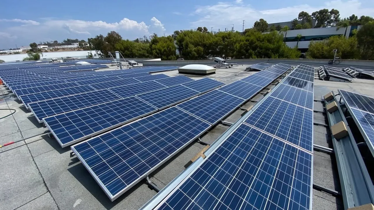  Advanced and eco-friendly cleaning methods have been deployed to help improve energy generation from solar panels. Image Source: Commercial Solar Clean 