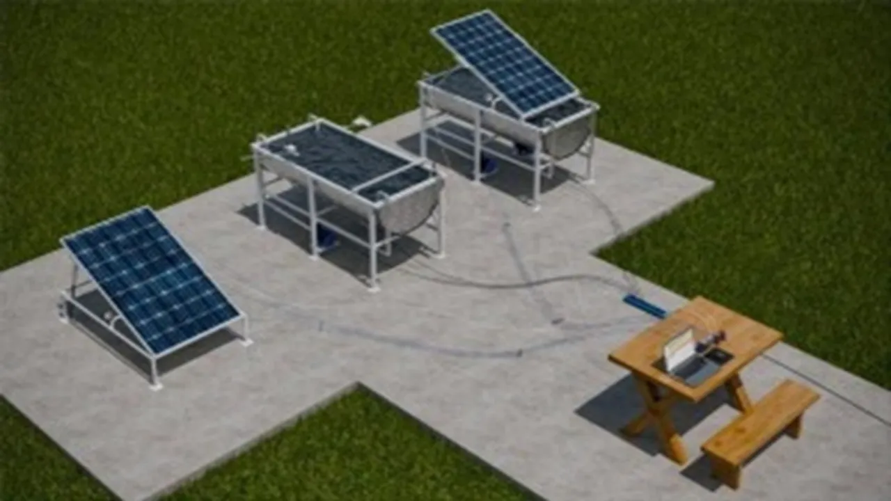  Van Yuzuncu Yil University’s CM-PV trials in Turkey have reduced panel heat and minimized canal water loss. Image Source: Science Direct 