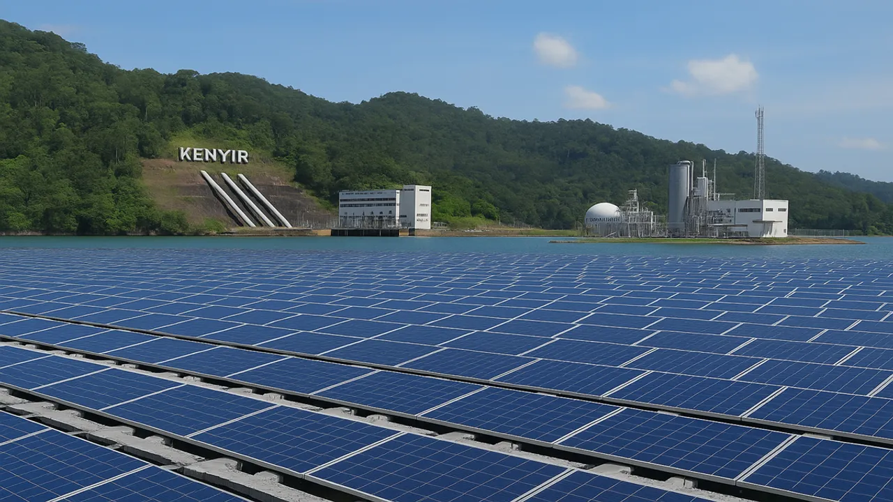  TNB Genco and Petronas have linked solar power and hydrogen production across Kenyir and Kertih industrial corridors. Image Source: AI Generated 