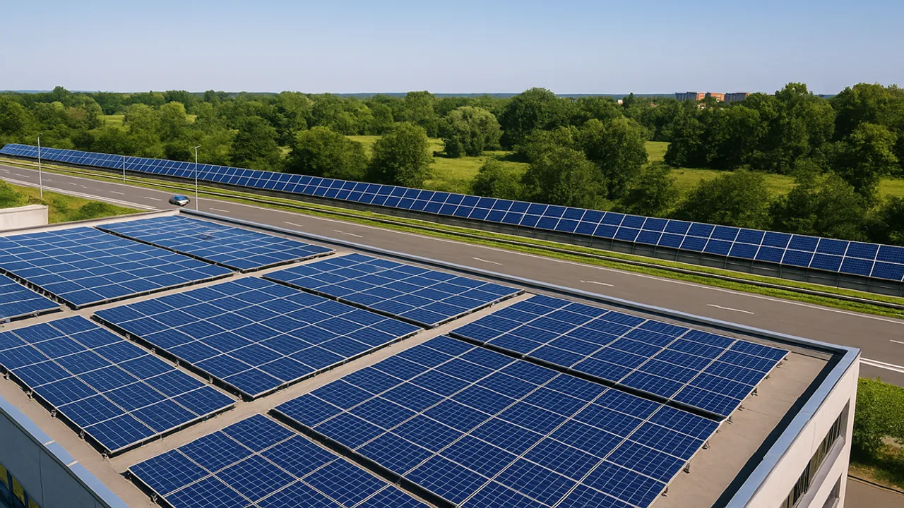  Most rooftop and barrier solar projects in the latest tender remained under 2 MW capacity per bid. Image Source: AI Generated 