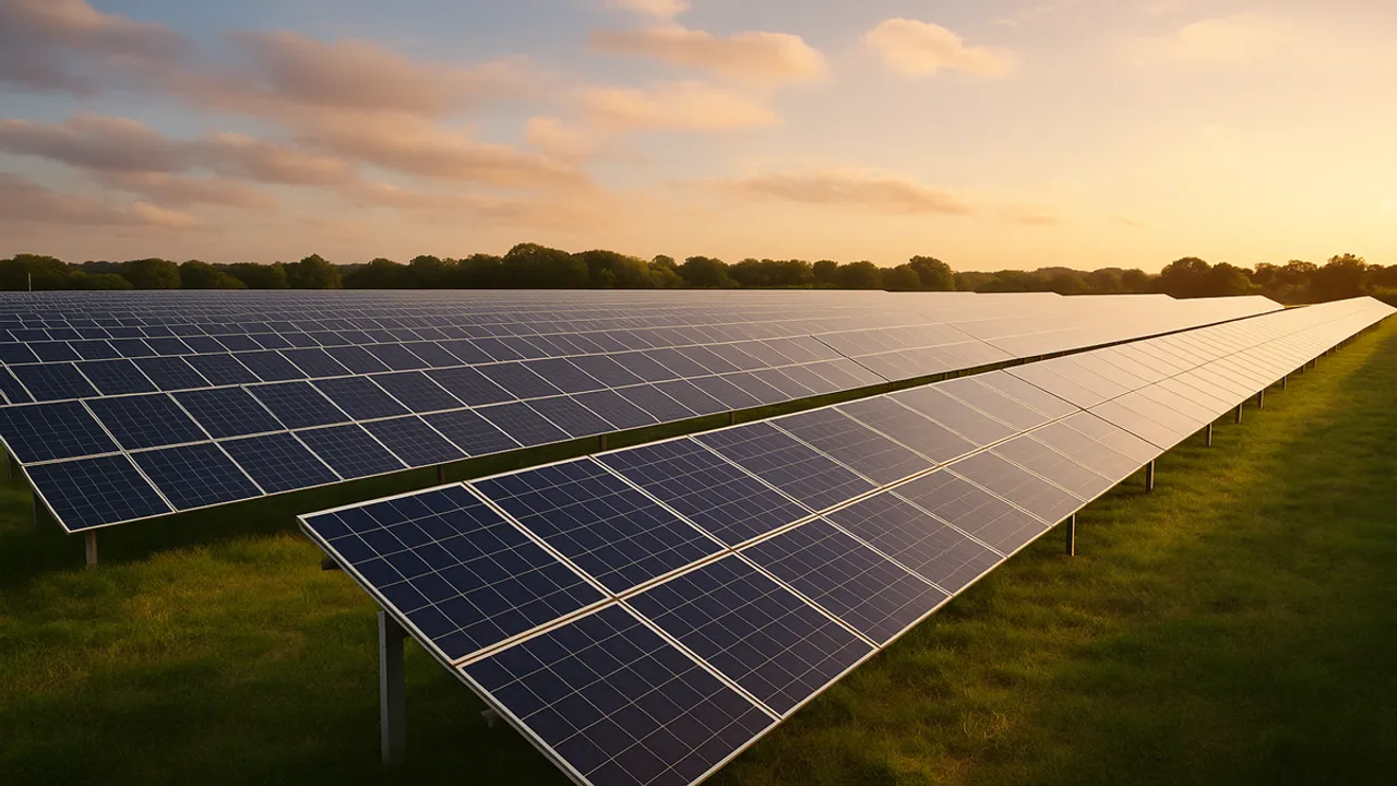  Xela Energy’s Hursley solar project was approved to power IBM’s campus through a direct private-wire link. Image Source: AI Generated 