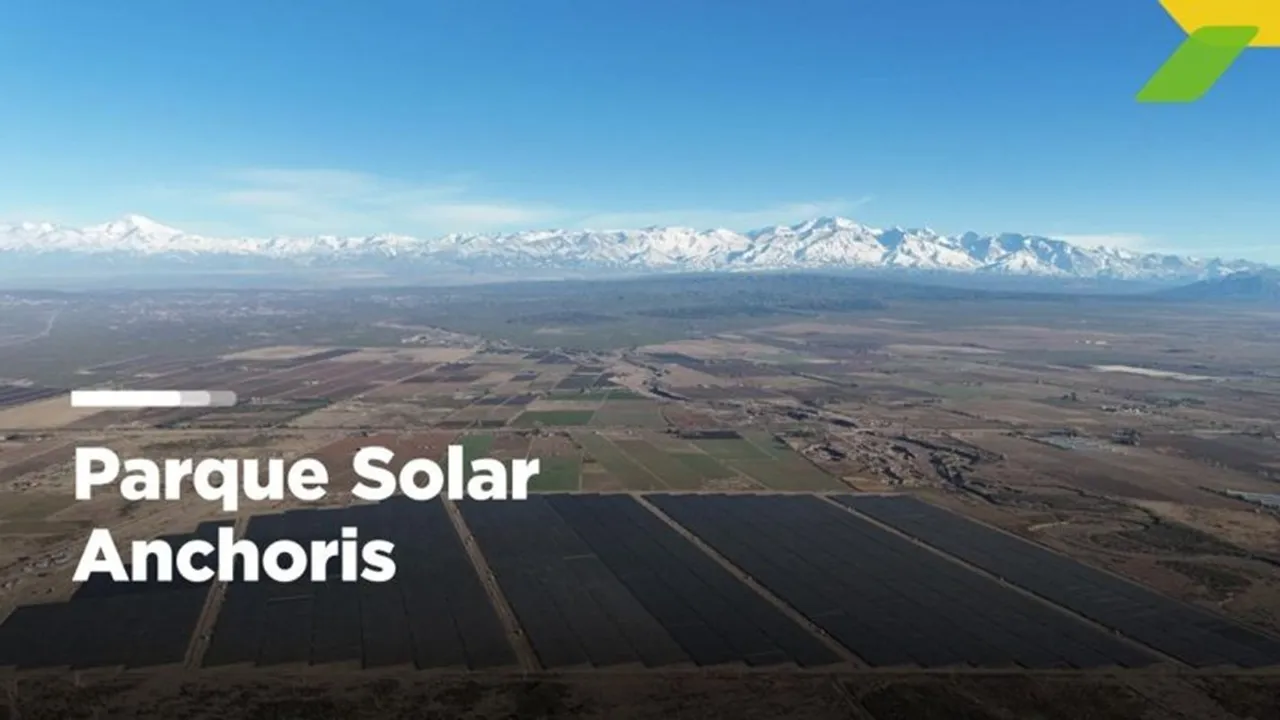  Genneia invested $160 million in the Anchoris project, marking its second solar plant in Mendoza. Image Credit/Source: Linkedin/ Genneia 