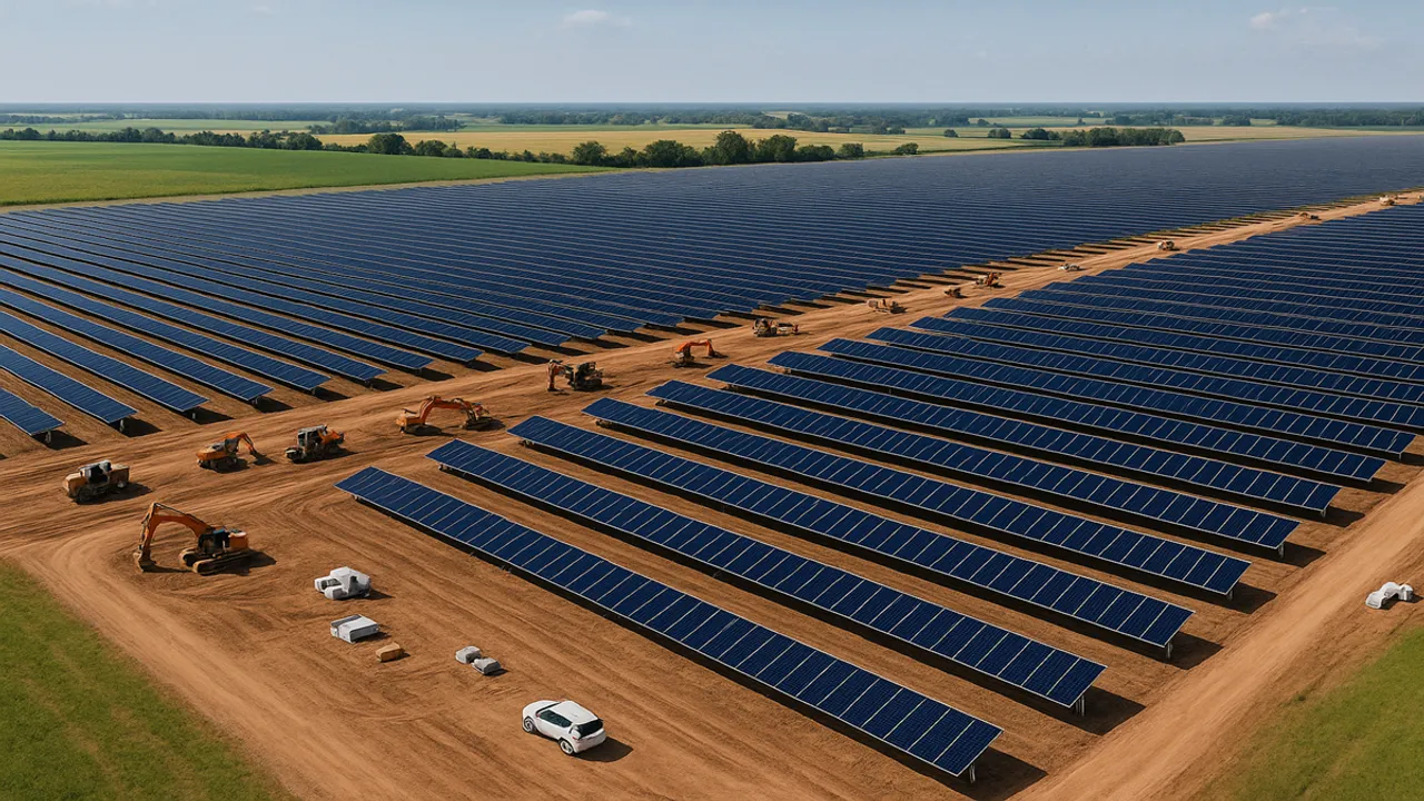  Arevon Energy’s Kelso Solar in Missouri secured $250M from Wells Fargo and was backed by Meta agreements. Image Source: AI Generated 