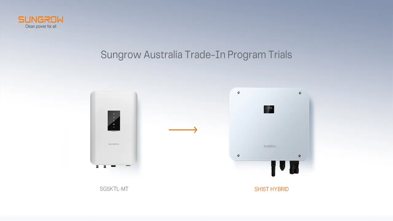  Sungrow’s trade-in pilot has linked rebates with certified installer upgrades and federal battery rebate schemes in Australia. Image Credit/Source: Sungrow 