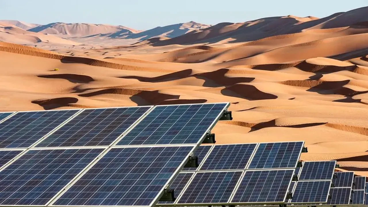  Ibri III Solar Project in Oman was built with 500 MW PV capacity and 100 MWh battery storage. Image Source: Zawya 
