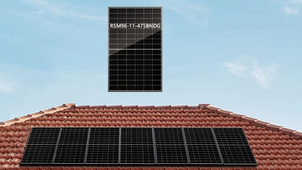  Risen Energy has launched 475 W modules with compact design and high efficiency. Image Source: Risen Energy 