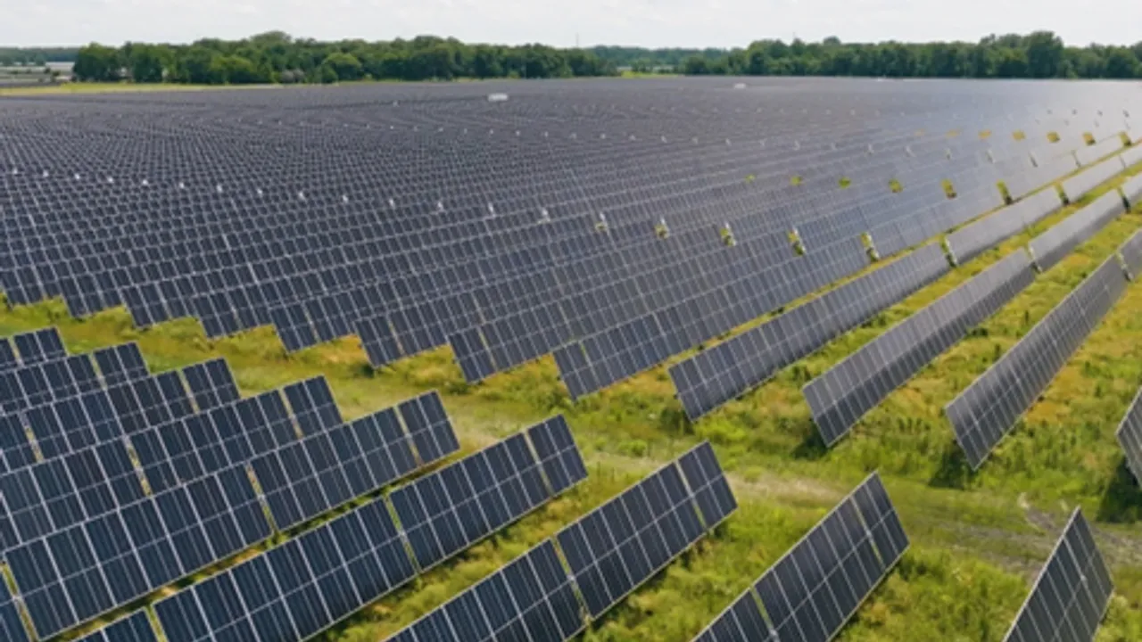  The Cold Creek Solar Project will generate over 1 million MWh each year. Image Source: Doral Renewables 