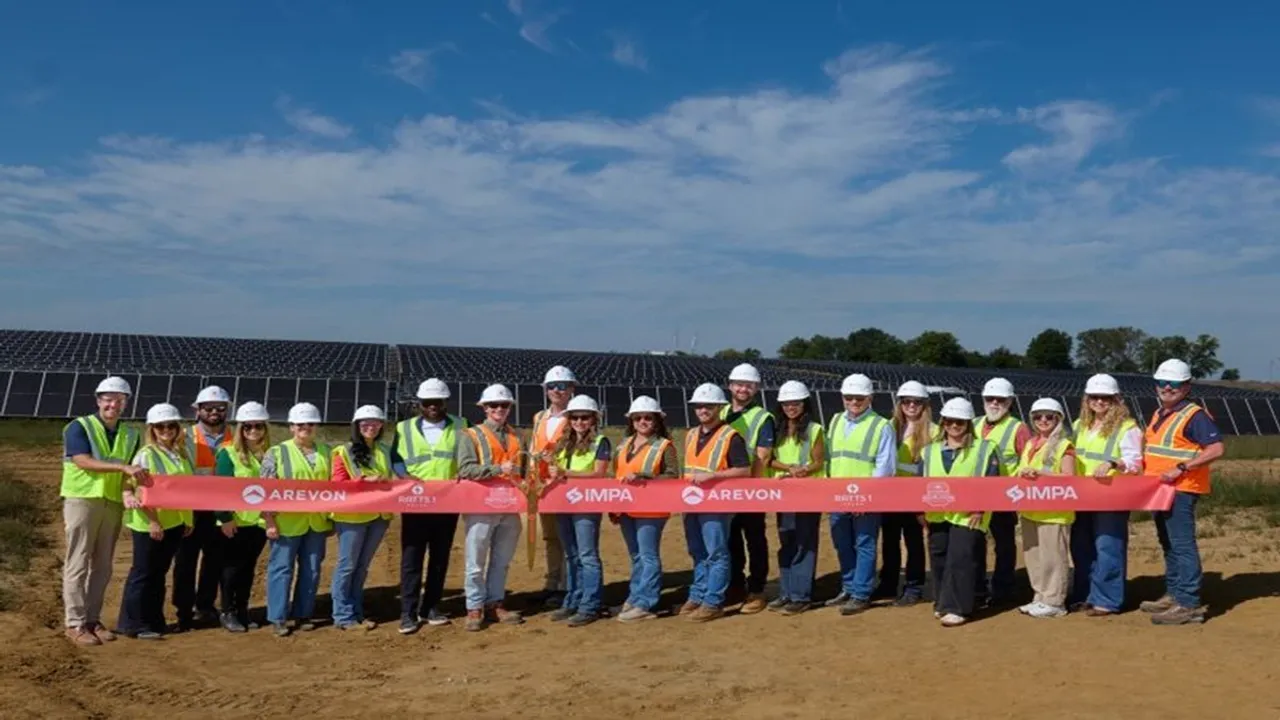  Arevon Energy’s Ratts 1 and Heirloom Solar projects in Indiana began operations, supplying power to IMPA and Meta. Image Credit/Source: Linkedin/Arevon 