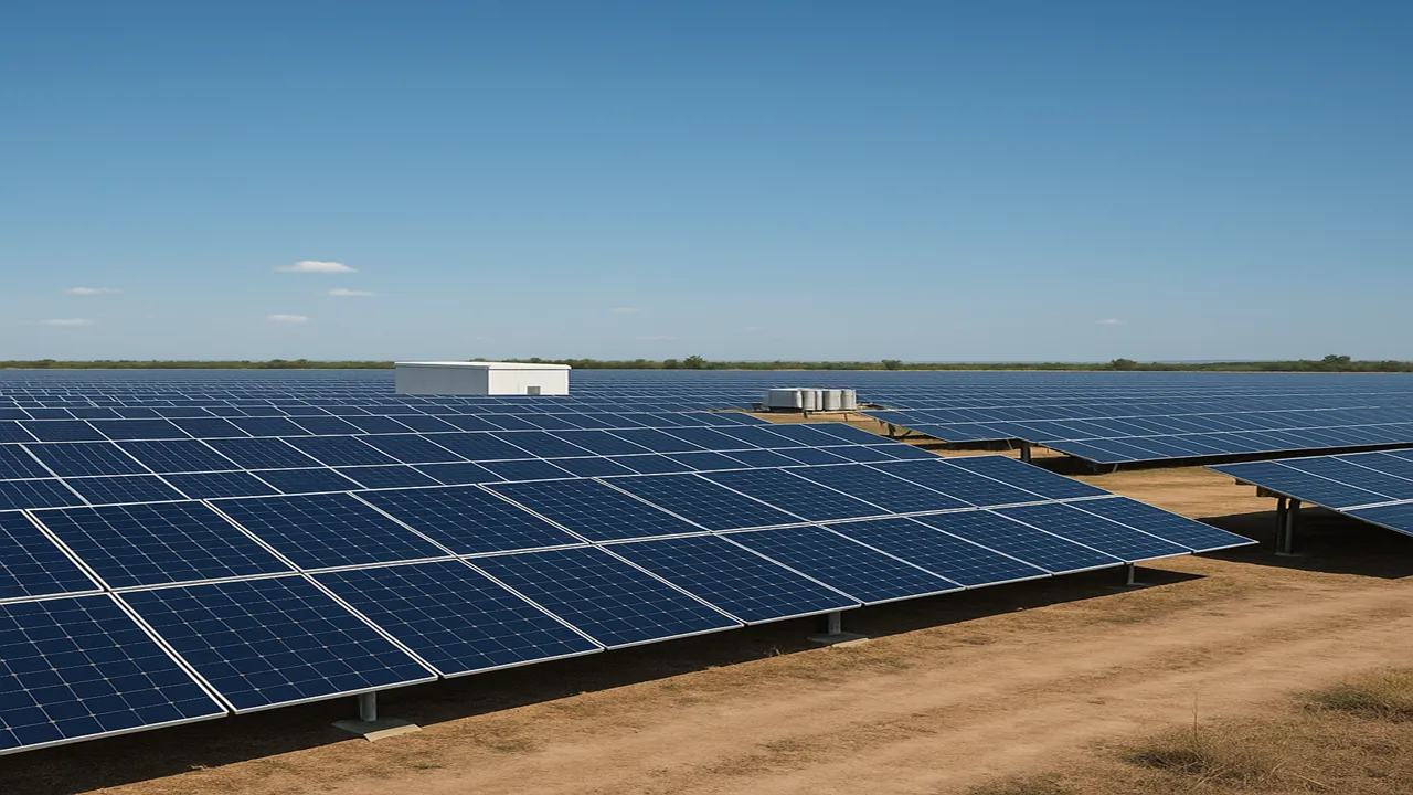  Sun Drops Energia has obtained industrial orders under Gujarat’s DREBP Policy for phased 100 MW solar project delivery. Image Credit/Source: AI Generated 