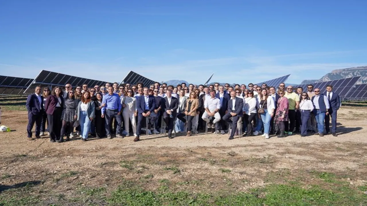  Monti di Eboli solar park has merged solar generation and sheep grazing to enhance rural land use. Image Credit/Source: Linkedin/EDP 