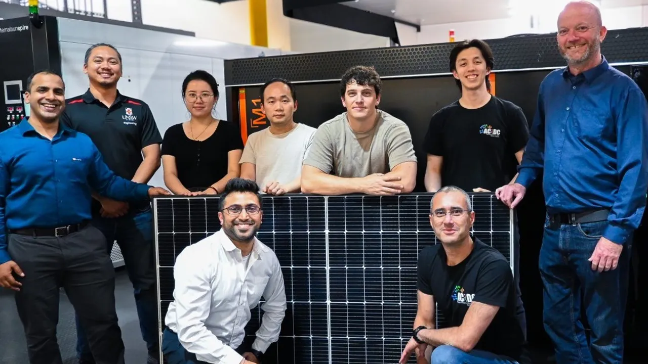  The AI inspection tool enhances quality control and prevents damage during solar cell testing. Image Source: UNSW Sydney 