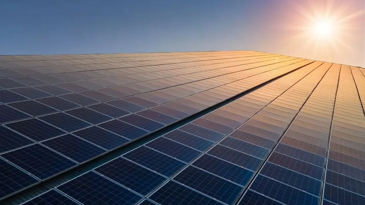 Annual output from the rooftop system has been sized to meet full factory demand.