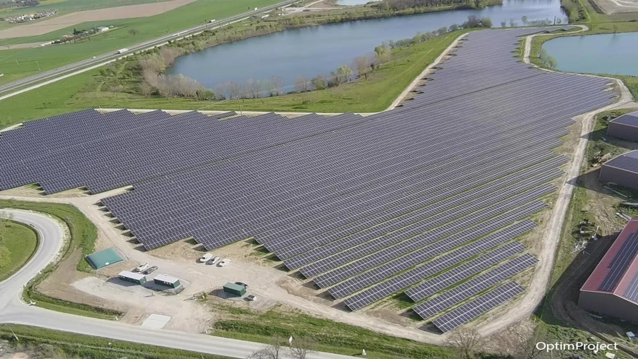  Milhat solar plant has operated with dual land use supported by agricultural monitoring. Image Source: Velto Renewables 