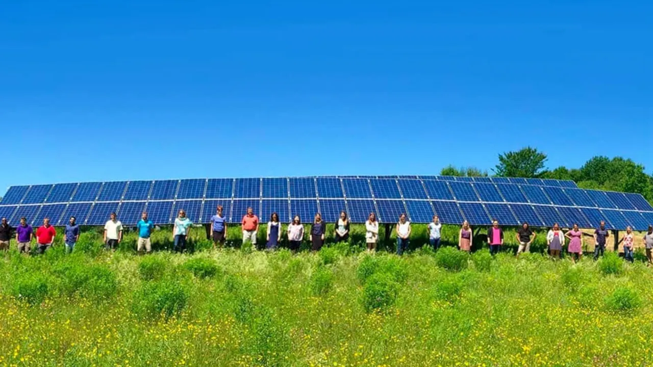  Solstice has collaborated with ENGIE and Microsoft to develop the Harmony solar farm. Image Source: Solstice 