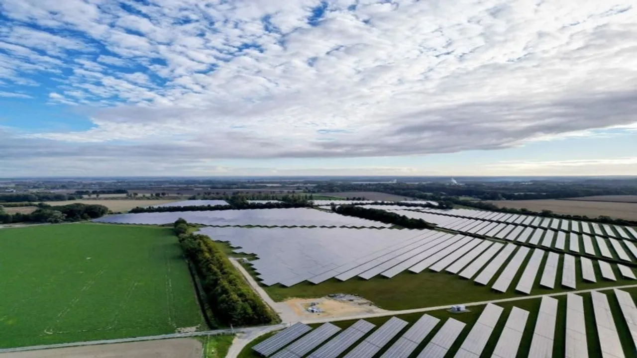  ORIT retained 51 % in Breach Solar Farm with battery storage option from 2029. Image Credit/Source: Linkedin/Octopus Renewables Infrastructure Trust 