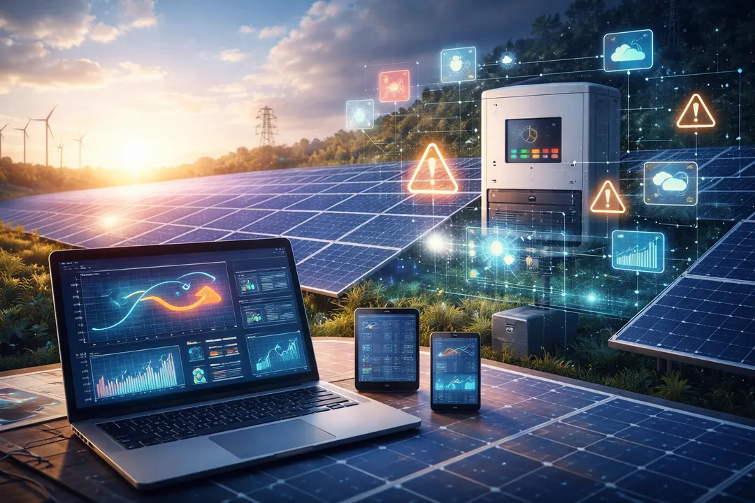  The study used self-supervised models to identify long-term inverter and weather-related issues. Image Source: AI Genrerated 