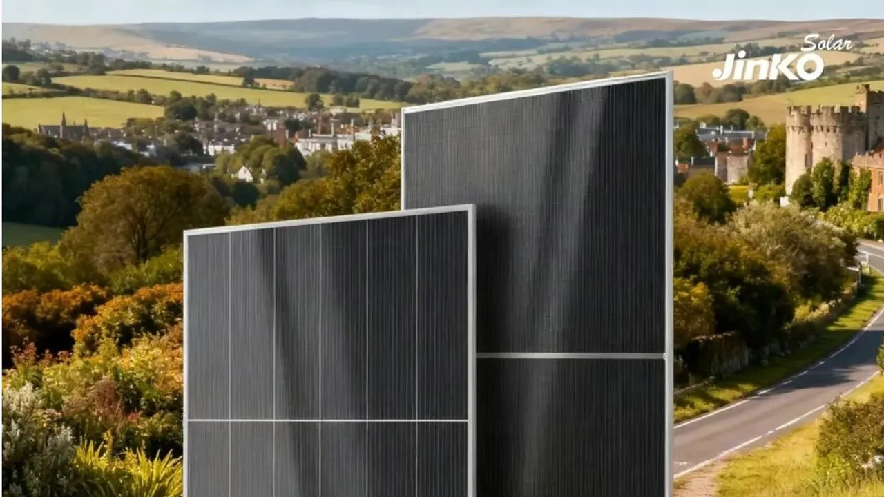  JinkoSolar stated that the Tiger Neo 3.0 modules are intended for distributed PV systems across UK businesses. Image Source: JinkoSolar 