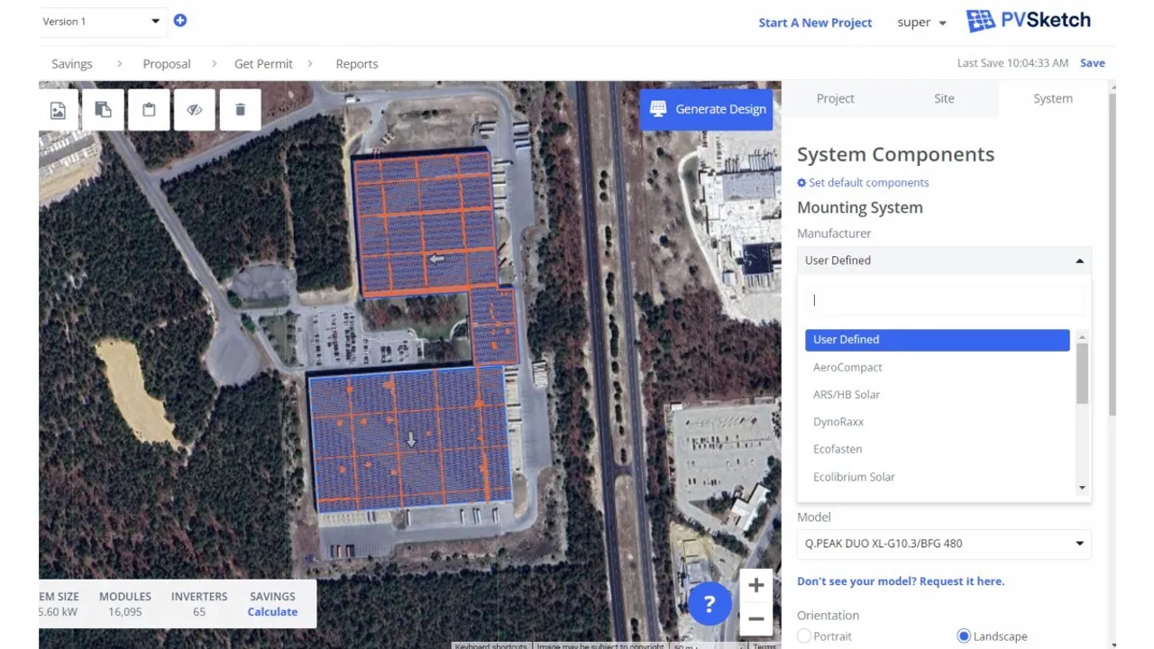  The combined platform connects solar design and engineering data with operating asset performance.  Image Source: PVComplete 