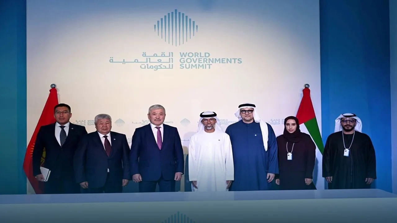 Masdar signed a project framework agreement for a 200 MW solar PV project in Kyrgyzstan.