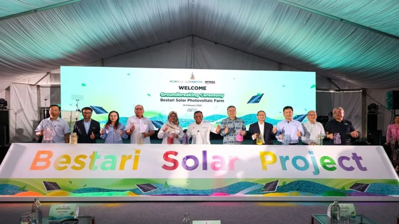  Bestari Solar facility is planned to generate about 640,000 MWh annually across 430 hectares. Image Credit/Source: Linkedin/ Worldwide Holdings Bhd 