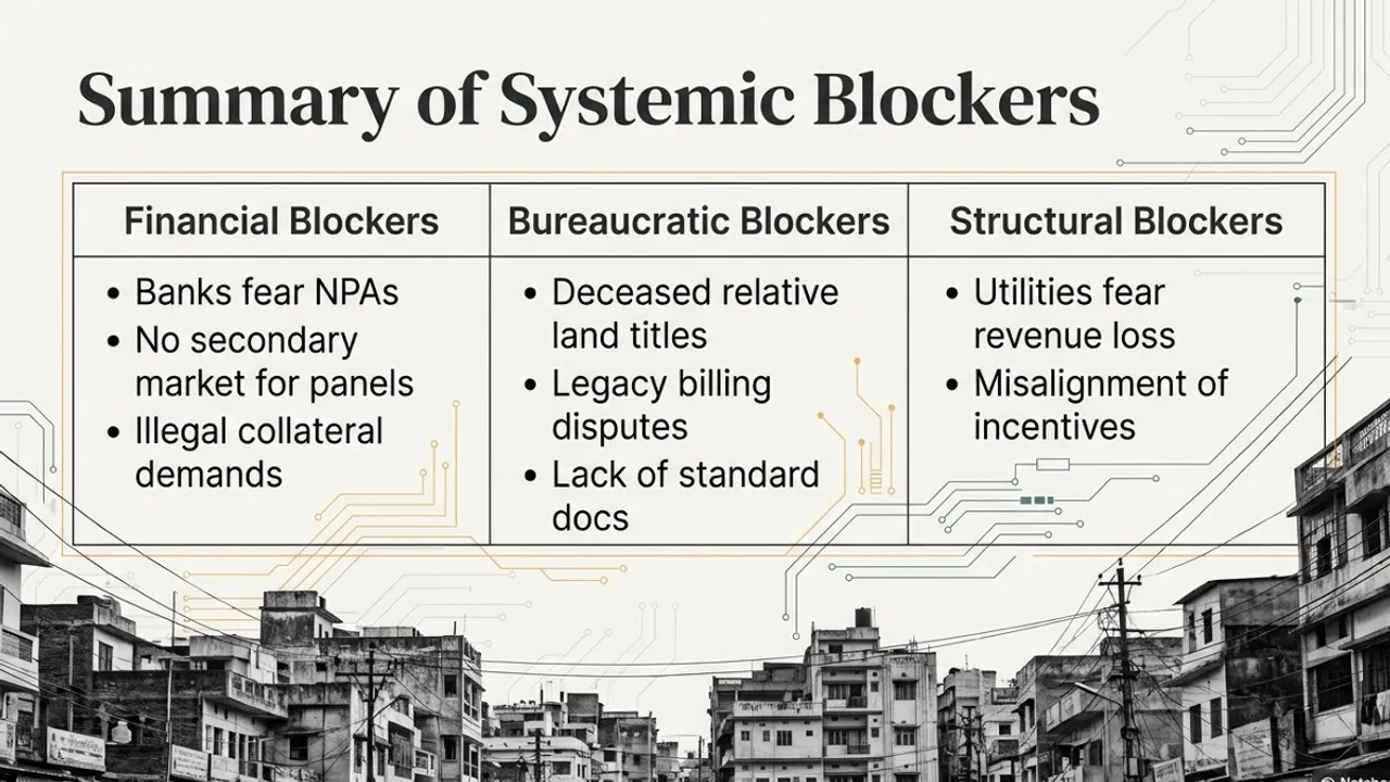 Residential installations have only reached 2.36 million units while the target stands at 4 million by March 2026.