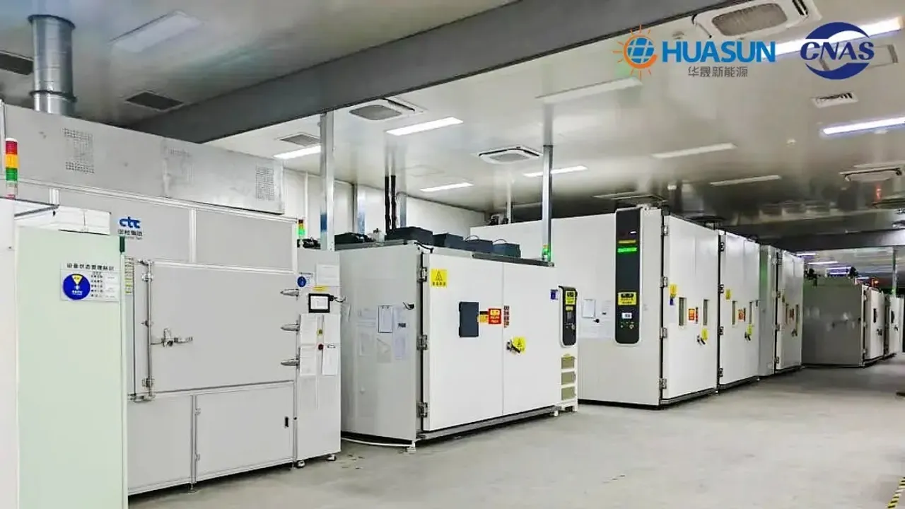 CNAS reassessment evaluated management systems, accredited testing scope, and technical resource assurance at the Huasun facility.