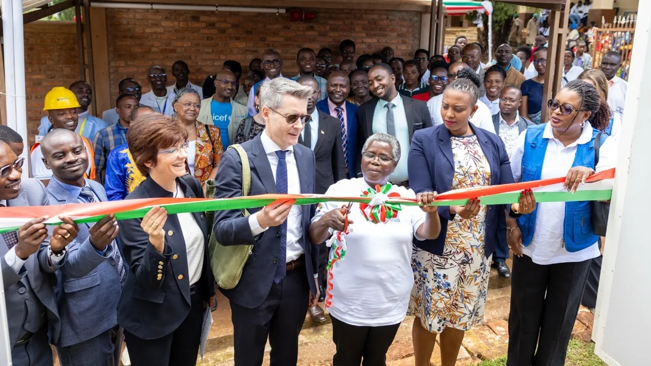 The inauguration was held at Kibumbu District Hospital on 10 February 2026.