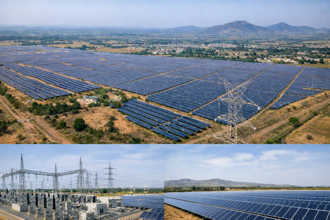 The 200 MW AC / 300 MW DC solar park was projected to generate 445 million units annually and create nearly 690 jobs.