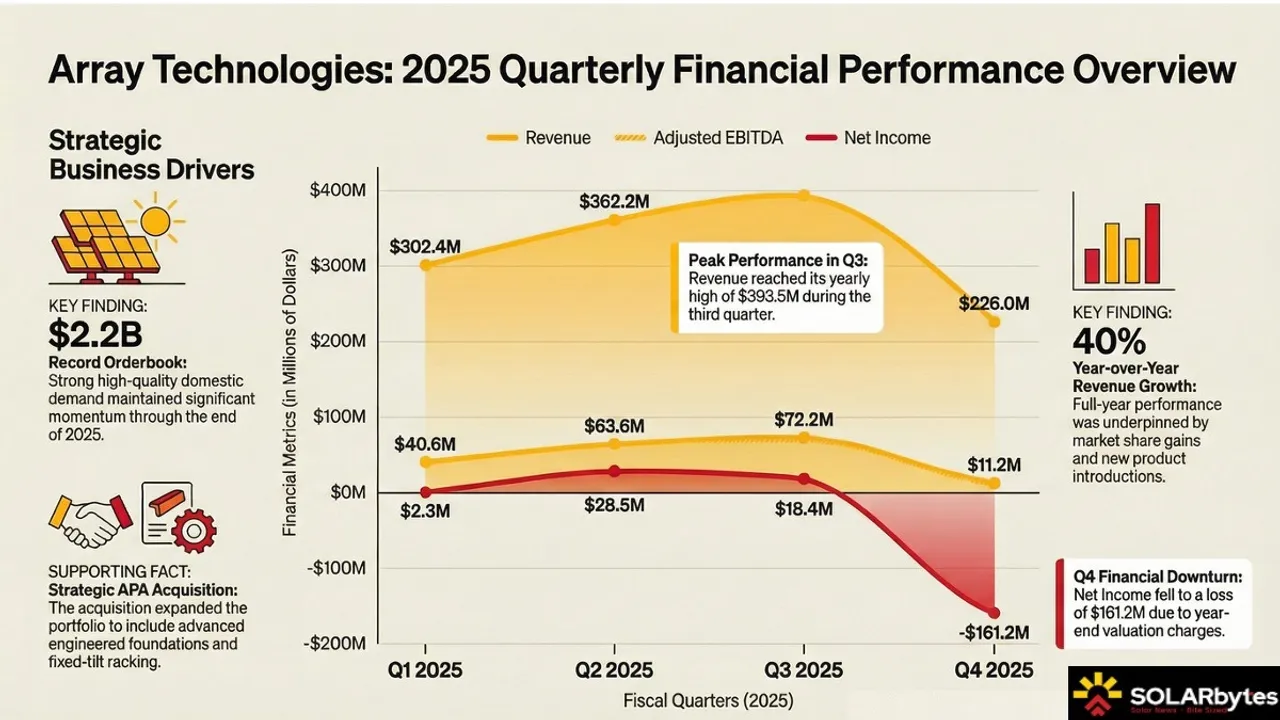  Strong orderbook growth supported annual revenue expansion despite margin decline. Image Source: SOLARbytes 