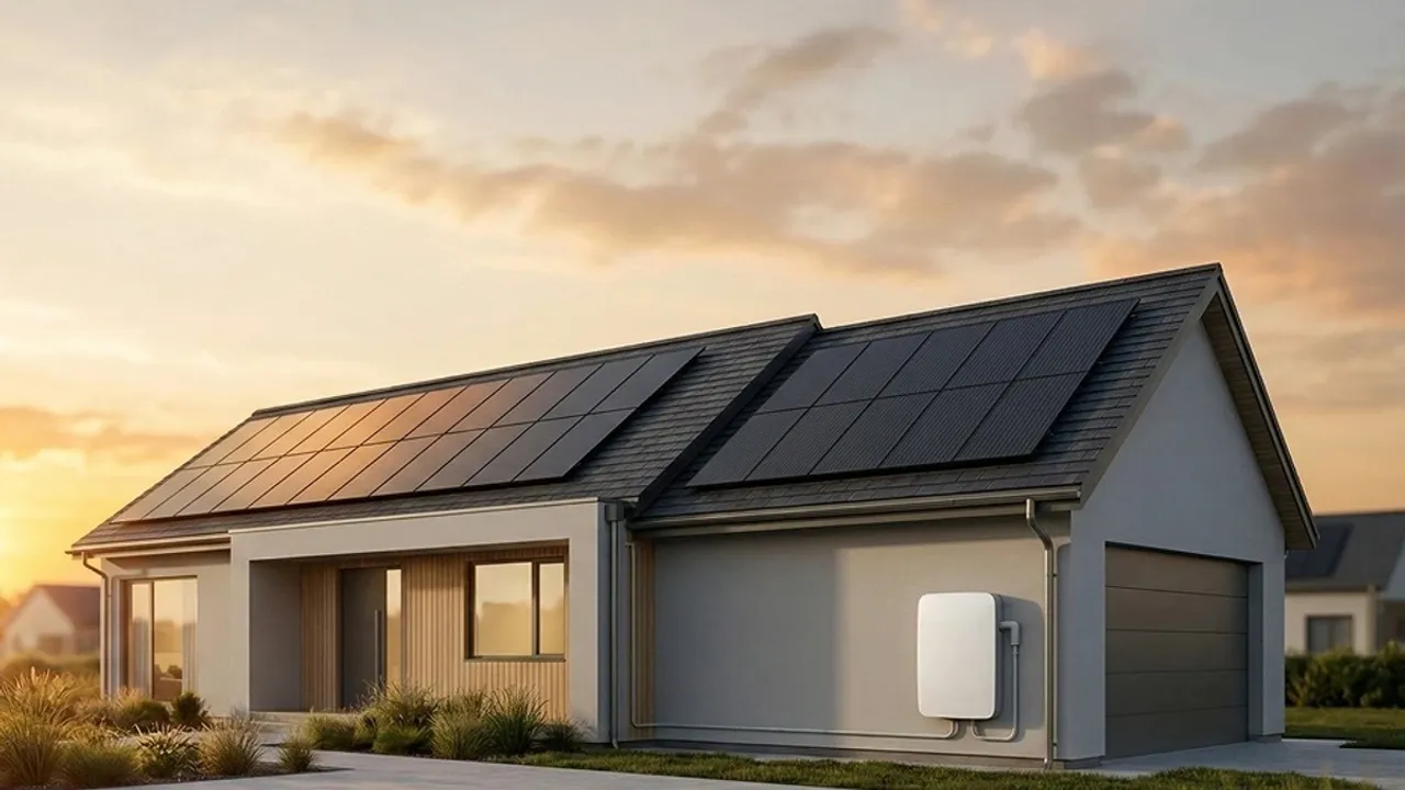 The Tesla panels are rated for a maximum system voltage of DC 1000 V in residential installations.