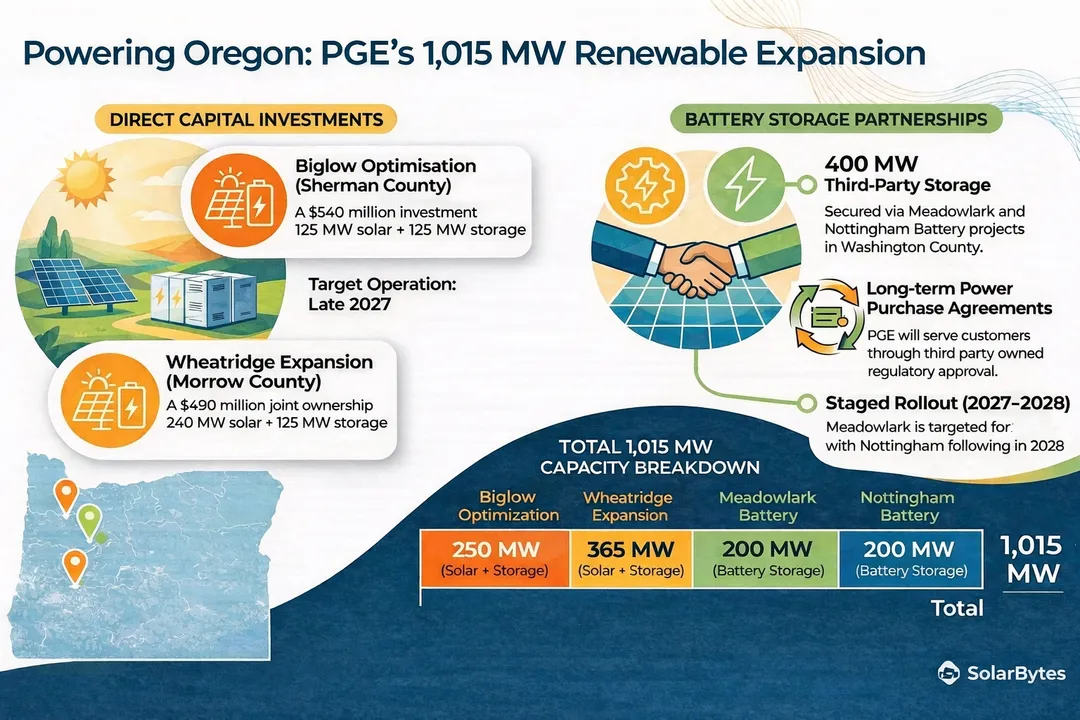 Constable battery storagae facility in Hillsboro represents PGE’s growing grid-scale storage portfolio.