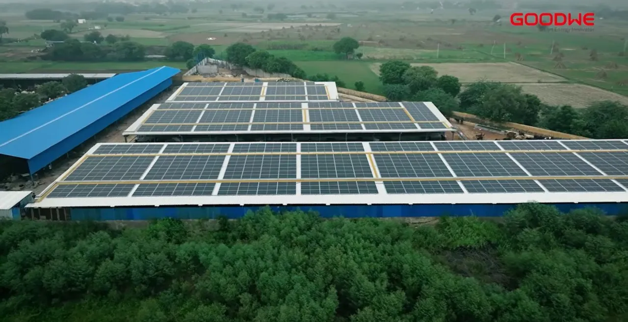  GW100K-HT inverters embody energy efficiency in harsh conditions, ensuring reliability and safety with IP66 and C5 protection. Illustration from GoodWe. 