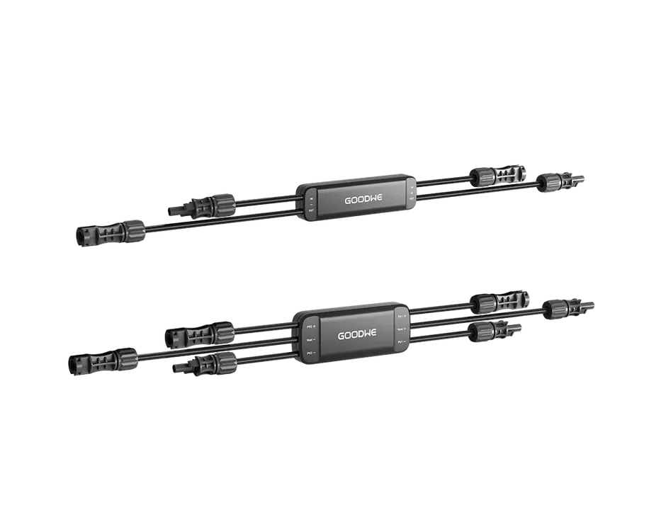  GoodWe’s GR-A1F-20 and GR-B1F-20 are designed for easy installation, with an integrated SoC for high reliability, and meet NEC 2017/2020 requirements while being SunSpec certified. (Image Credit: GoodWe). 