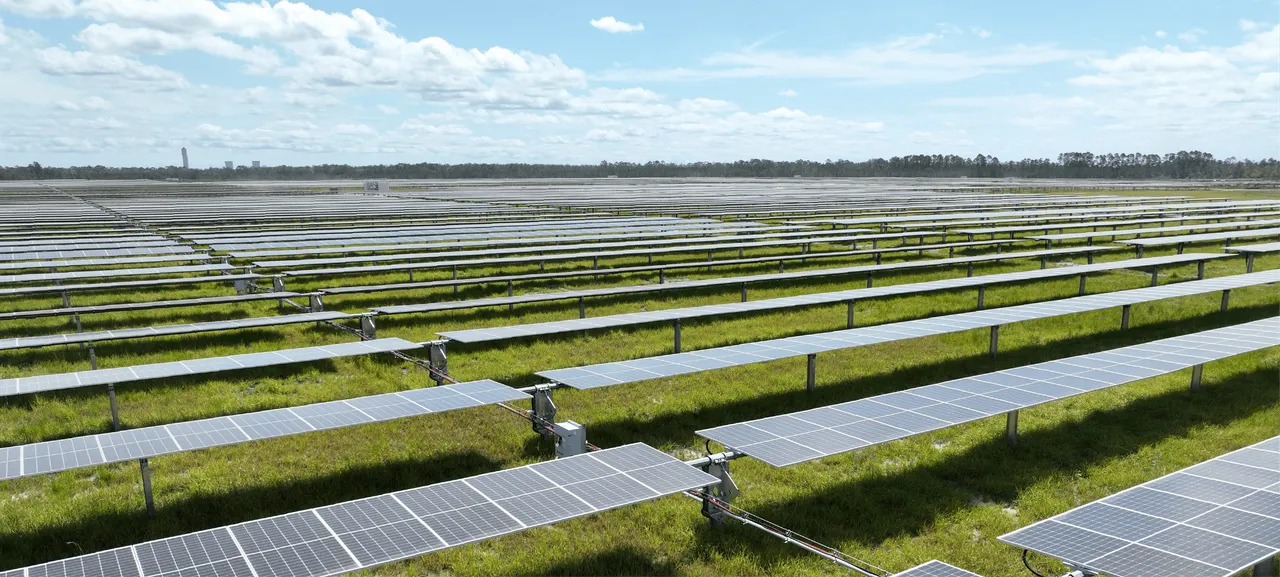  The Rice Creek Solar project receives a $136 million financing boost from MUFG. (Image Credit: Origis Energy)  