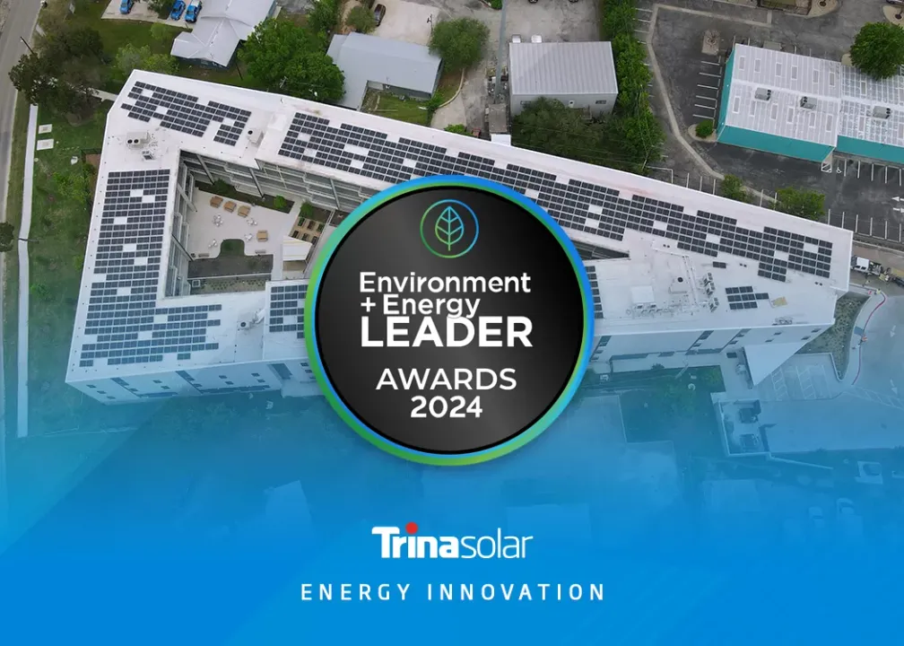  Trina Solar's Waterloo Terrace project was recognized with Top Energy Innovation Award for its 250 KW rooftop PV system. (Image Credit: Trina Solar)  