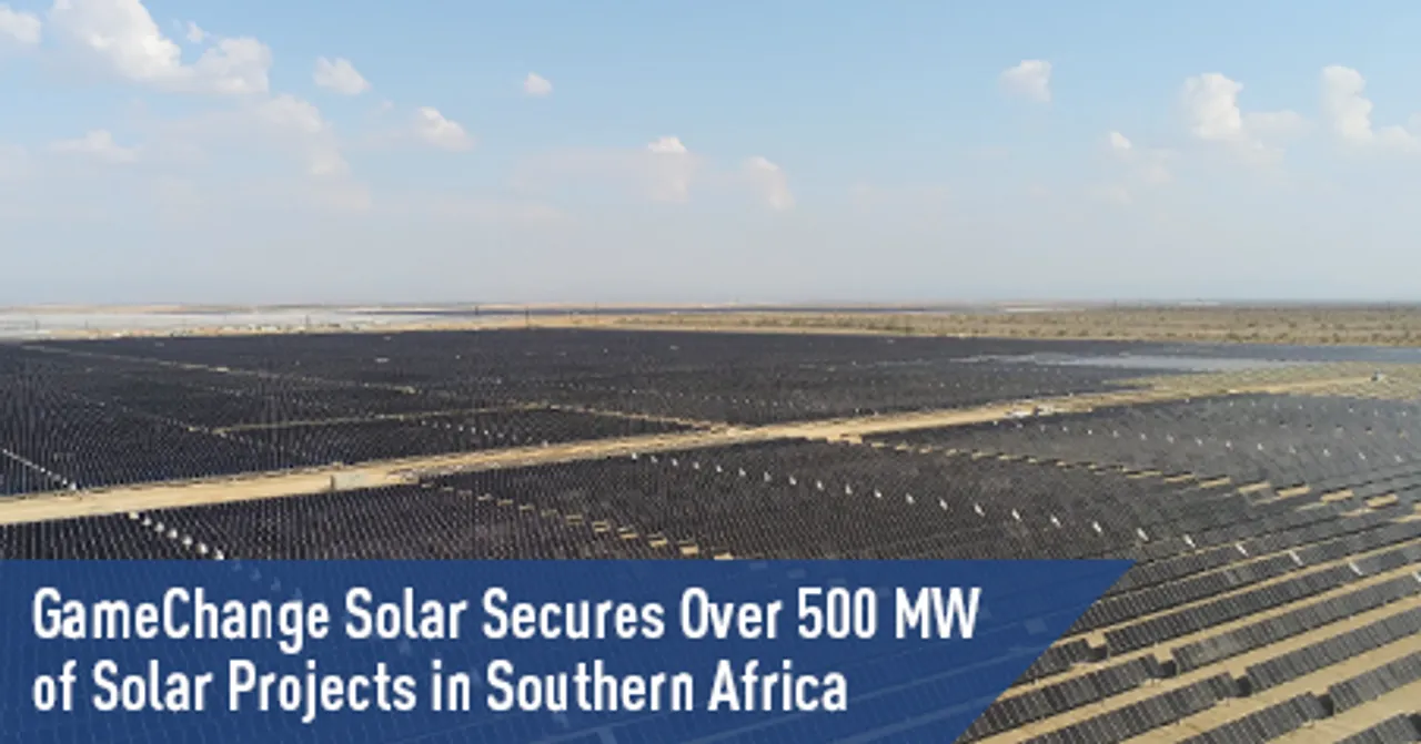  GameChange Solar's Genius Trackers will power 500 MW of PV projects in Southern Africa. (Image Credit: GameChange Solar)  