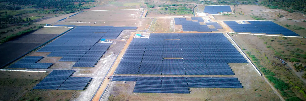  Orb Energy has launched its first 35 MW (DC) ground-mounted solar park in Arsikere, Karnataka, spanning 110 acres. (Image Credit: Orb Energy)  