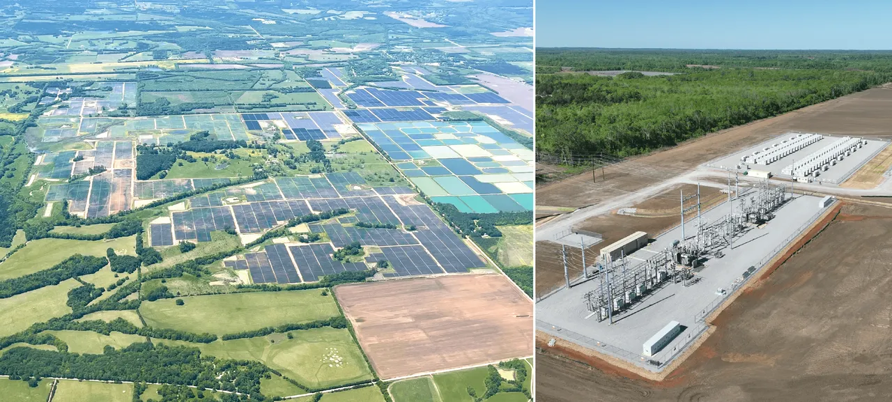  Origis' Mississippi clean-energy complex, scheduled for completion in 2025, will total 550 MW with 150 MW of battery storage. (Image Credit: Origis Energy) 