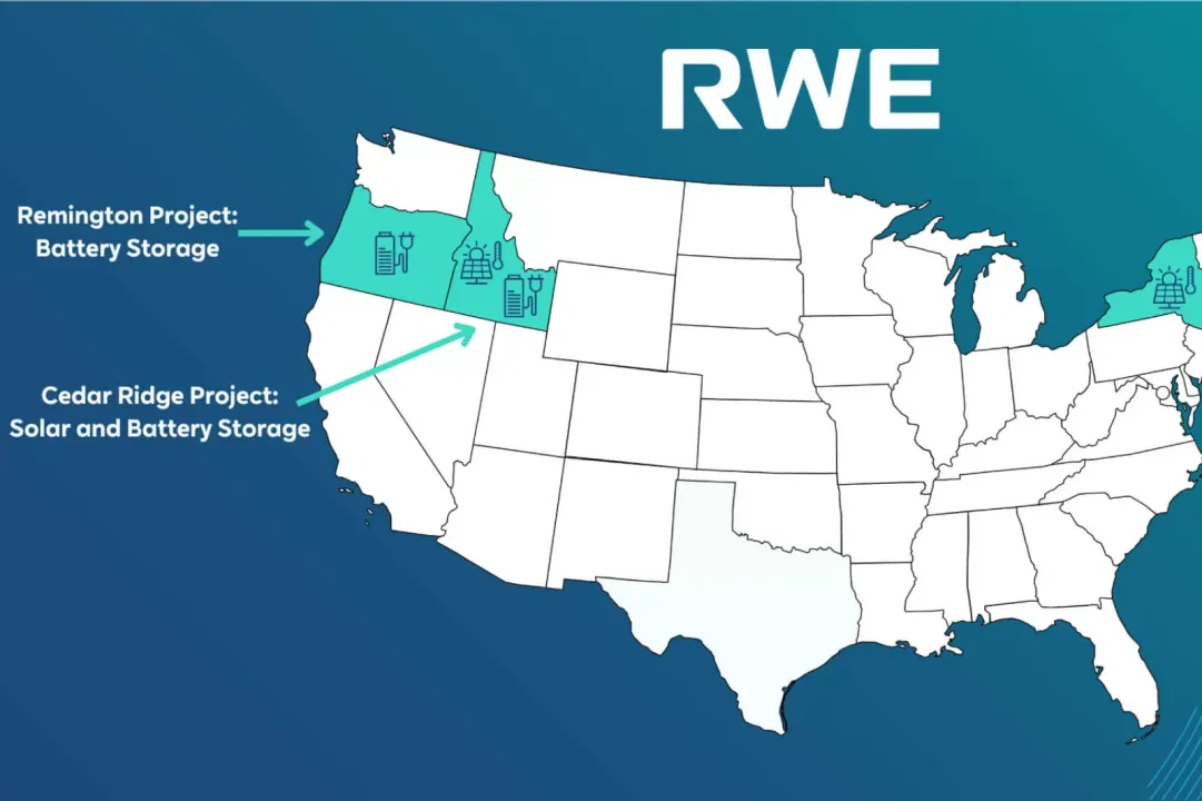  RWE Clean Energy has expanded its US renewables presence with 599 MW PV and storage acquisitions from Galehead Development, LLC. (Image Credit: RWE Clean Energy)  