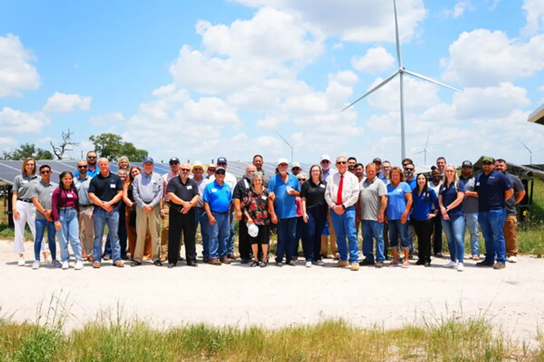  Ørsted has inaugurated 518 MW Helena Energy Center, combining wind and solar power in Bee County. (Image Credit: PRNewswire)  