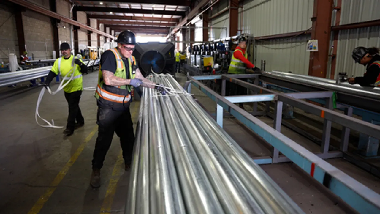  Nextracker and Unimacts have opened a second manufacturing line in Nevada. (Image Credit: Businesswire)  