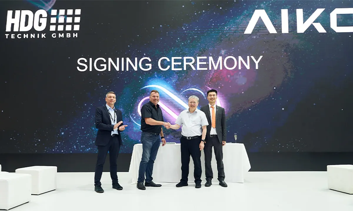  The 120 MW project will be Germany’s largest ground-mounted PV power plant, featuring Aiko’s advanced ABC modules. (Image Credit: Aiko)  