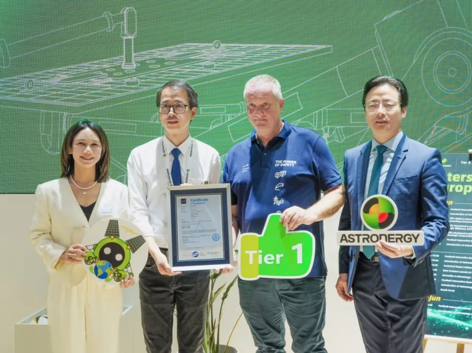  The MCS certification from TÜV Rheinland ensures that Astronergy’s products meet the stringent requirements of the UK renewable energy market. (Image Credit: Astronergy)  