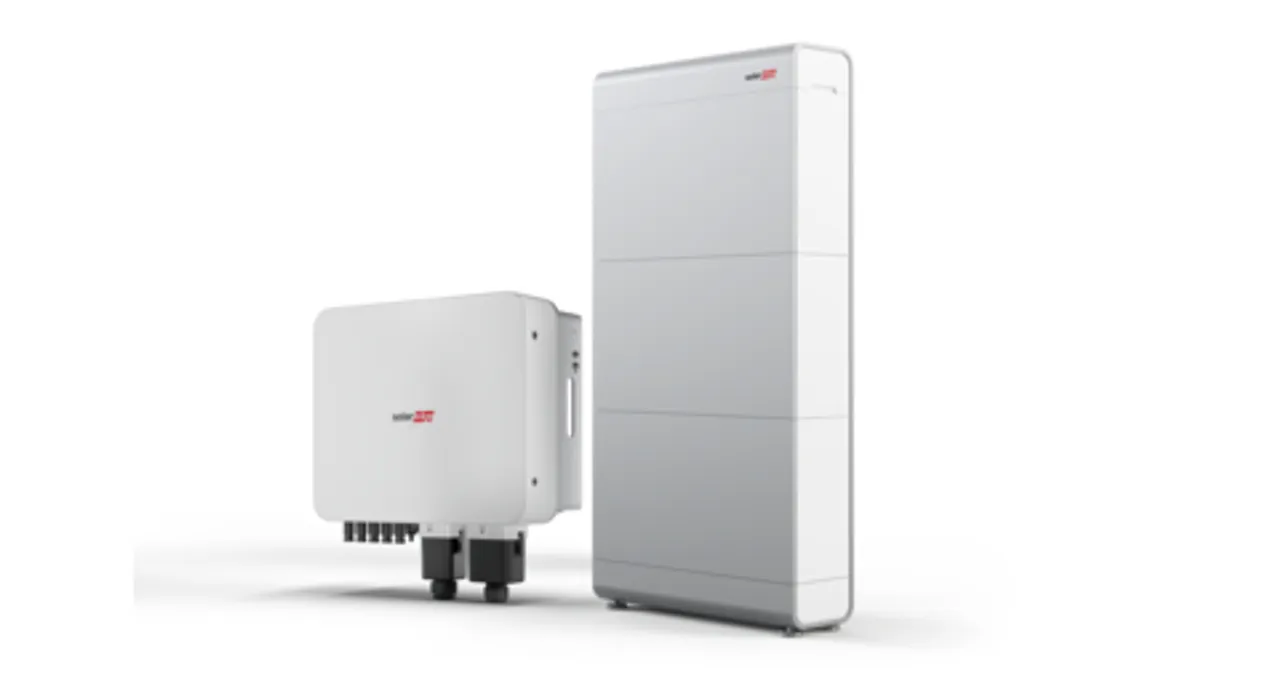  SolarEdge’s latest inverter and battery solution will support the SolarEdge Home wireless network and backup interface. (Image Credit: Businesswire)  