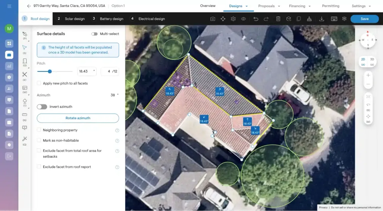  Solargraf supports both residential and commercial solar projects with advanced cloud-based features. (Image Credit: Solargraf)  