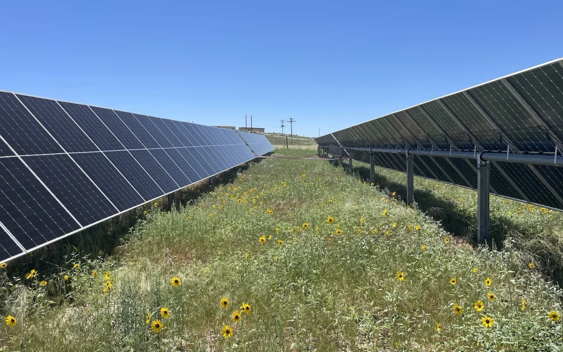  Pivot Energy and CU Boulder team up for a new solar project in Colorado. (Photo Credit: Pivot Energy)  