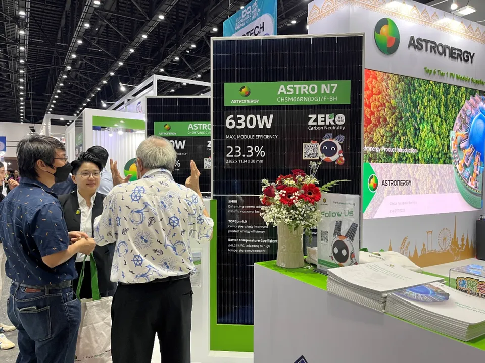  The ASEAN event has provided a platform for Astronergy to introduce its ASTRO N series modules to a global audience. (Image Credit: Astronergy)  