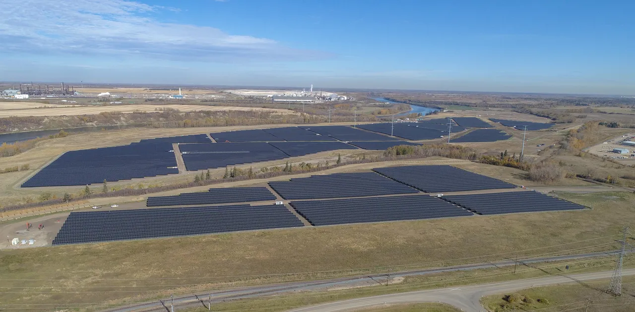  Scotford Solar Farm, Silicon Ranch’s 58MW solar facility has reached commercial operation. (Photo Credit: Silicon Ranch) 